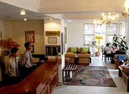 Reception in Marcopolo Business Hotel