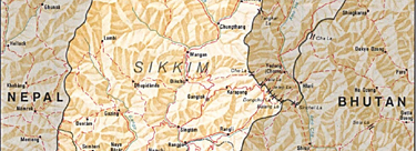 Map Of Sikkim